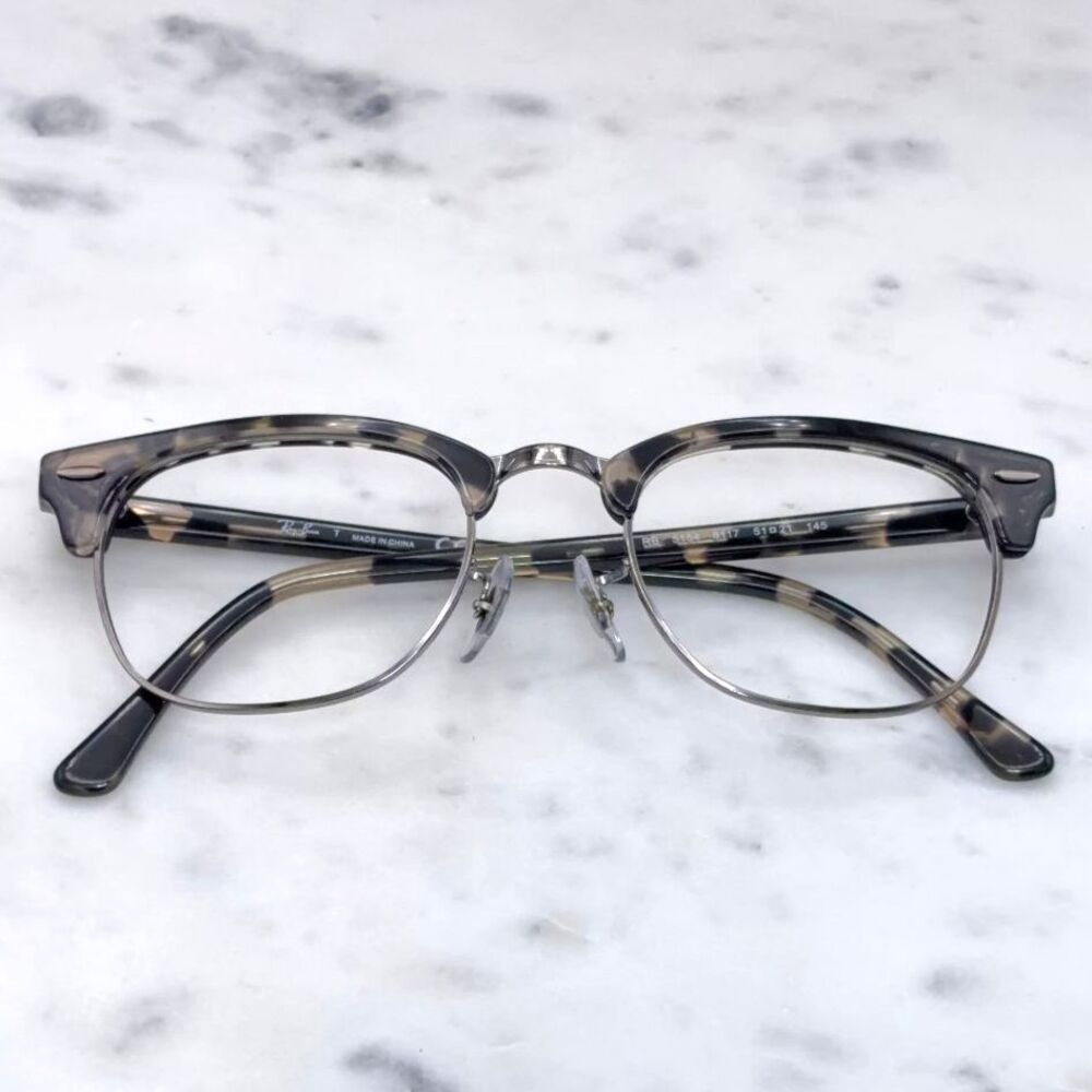 Ray-Ban RB5154 8117 Clubmaster Havana Tortoise Eyeglass 51-21-145 FRAMES ONLY